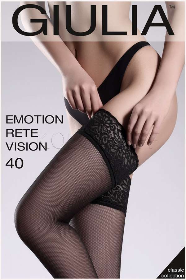 Чулки женские GIULIA Emotion Rete Vision 40